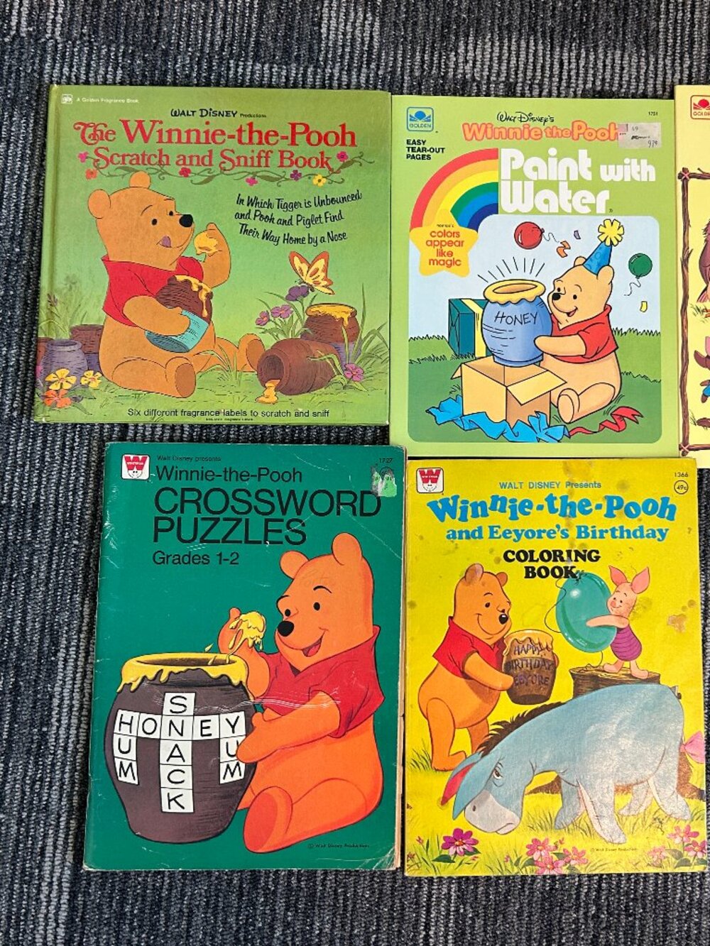 Vintage Pooh Coloring & Activity Books